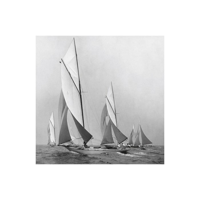 SAILBOATS SAILING DOWNWIND, 1920 (DETAIL)