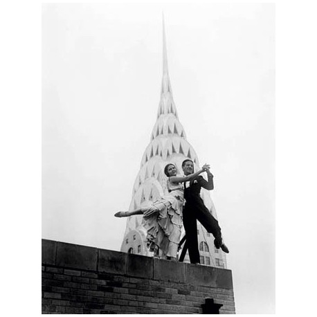 DANCING BY THE CHRYSLER BUILDING, 1930