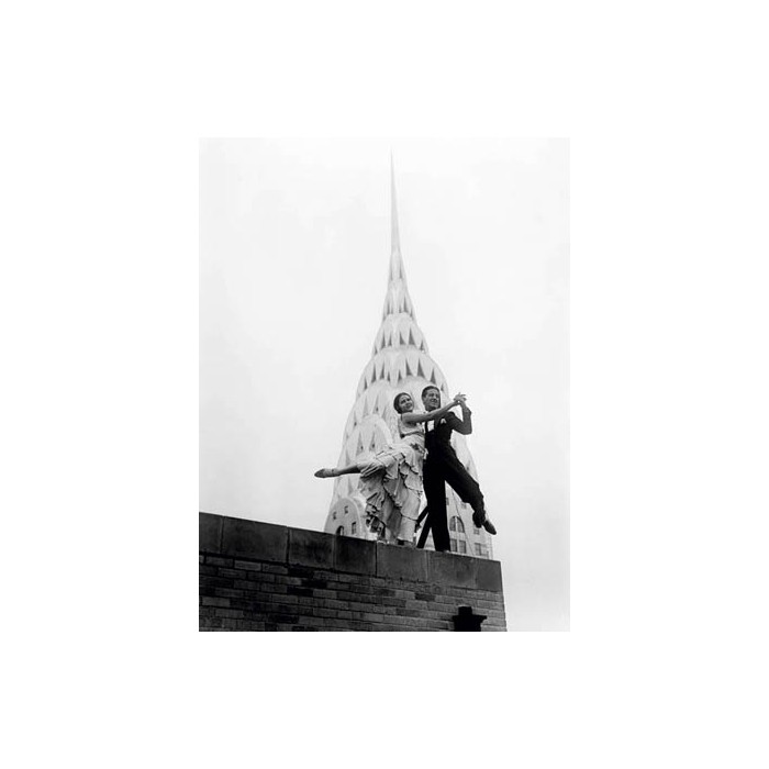 DANCING BY THE CHRYSLER BUILDING, 1930