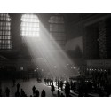 SUNBEAMS SHINING INTO GRAND CENTRAL STATION, NYC