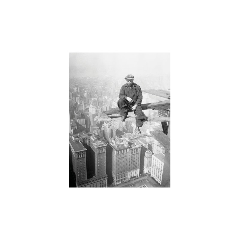 WORKER ON SKYSCRAPER BEAM, 1929