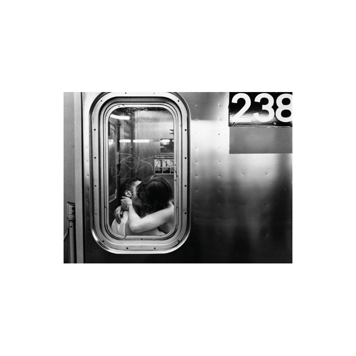 KISSING IN A SUBWAY CAR