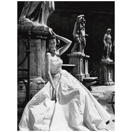 EVENING GOWN, COLOSSEO, ROMA 1952 (DETAIL)