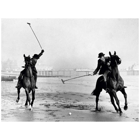 POLO PLAYERS BY THE SEA, 1935