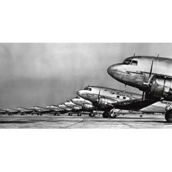 FLEET OF PASSENGER TRANSPORT PLANES, 1936 (DETAIL)