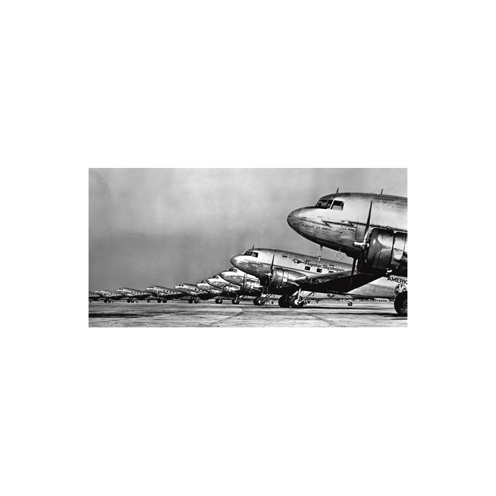 FLEET OF PASSENGER TRANSPORT PLANES, 1936 (DETAIL)