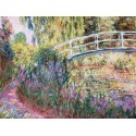 THE JAPANESE BRIDGE, POND WITH WATER LILLIES (DETAIL)