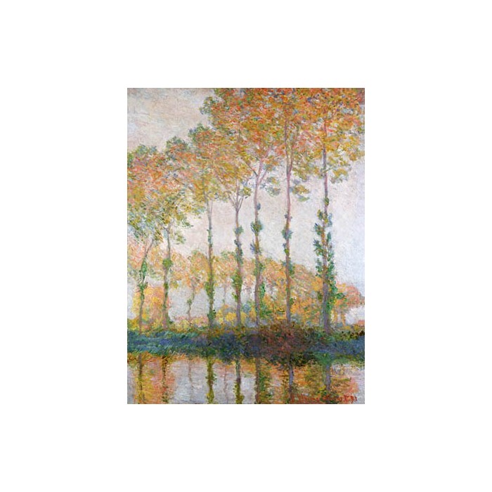 POPLARS ON THE BANKS OF THE L'EPTE, AUTUMN