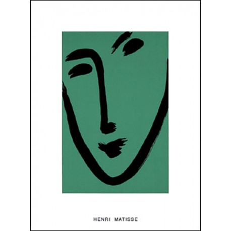 FACE ON GREEN BACKGROUND, 1951