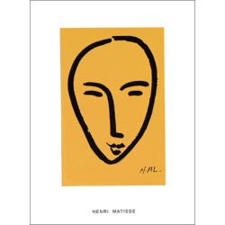 FACE ON YELLOW BACKGROUND, 1952