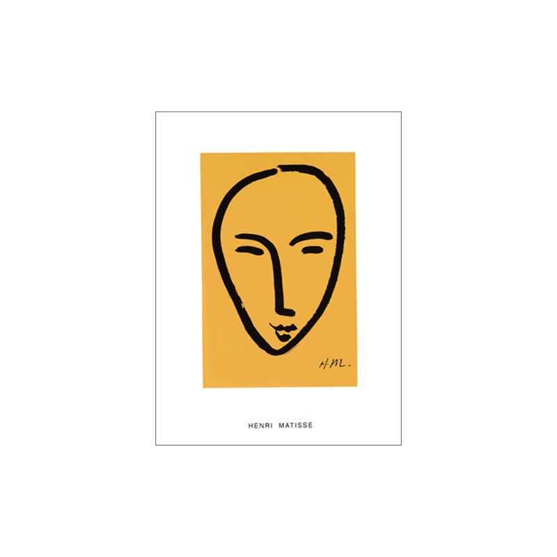 FACE ON YELLOW BACKGROUND, 1952