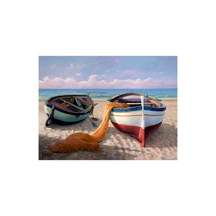 BARCHE SULLA SPIAGGIA