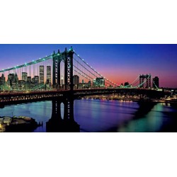 MANHATTAN BRIDGE AND SKYLINE