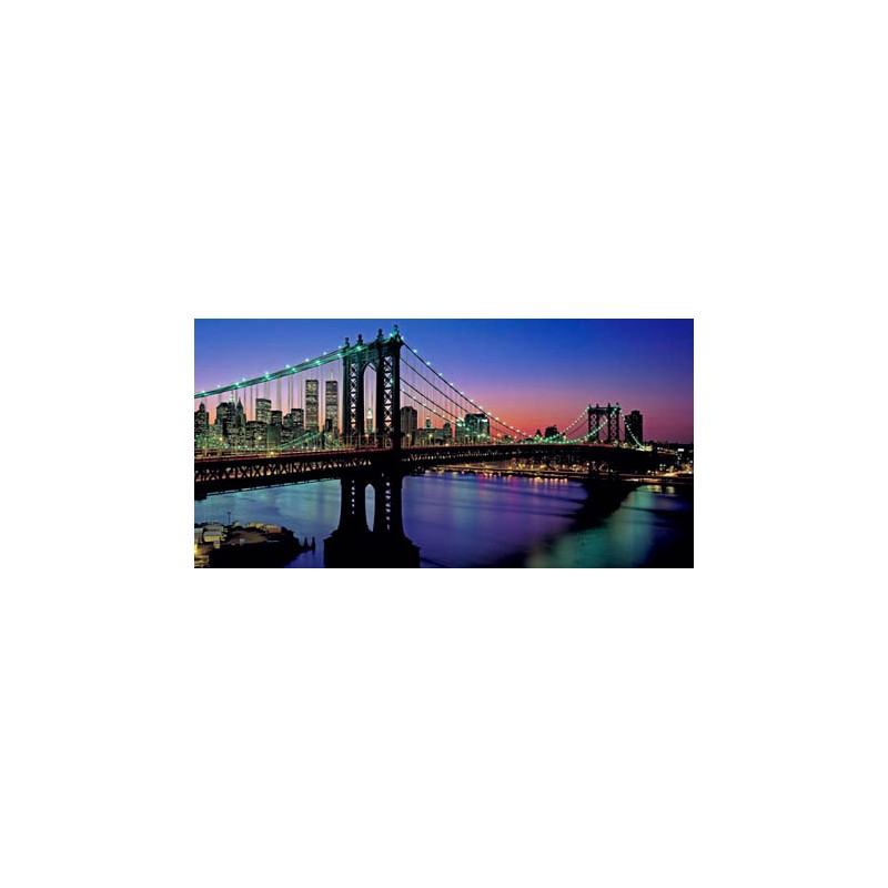 MANHATTAN BRIDGE AND SKYLINE