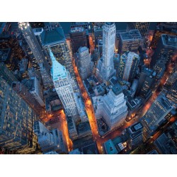 AERIAL VIEW OF WALL STREET