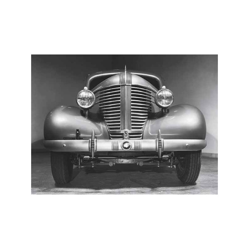 FRONT GRILLE OF A 1938 PONTIAC