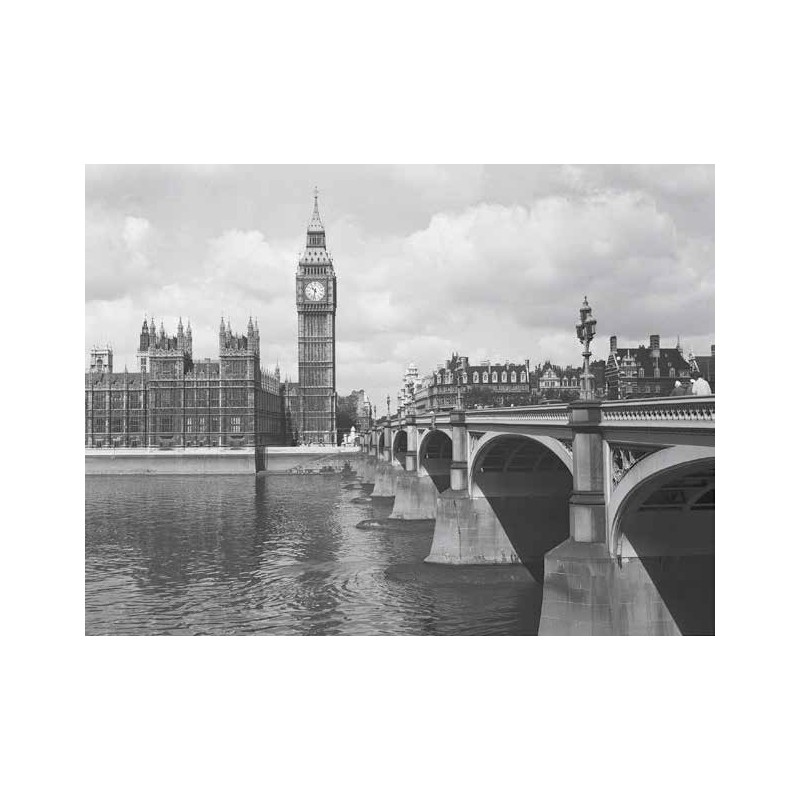 WESTMINSTER BRIDGE SHOWING BIG BEN, 1959