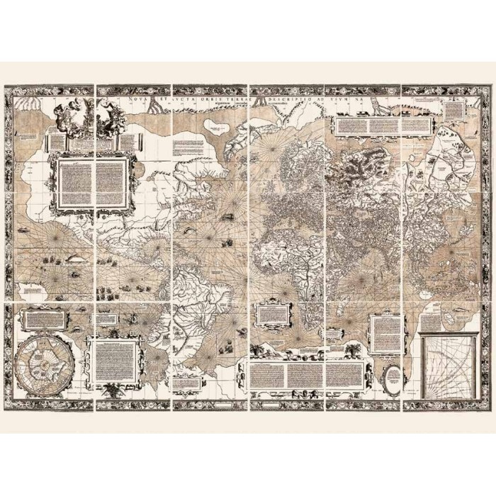 NOVA ET AUCTA ORBIS TERRAE DESCRIPTIO, 1569