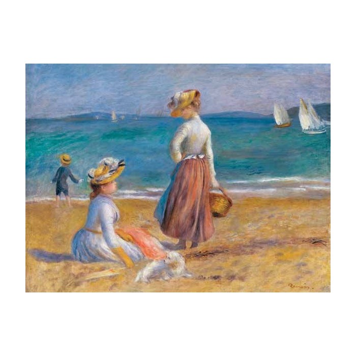 FIGURES ON THE BEACH