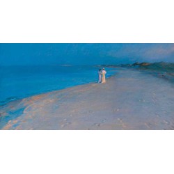 SUMMER EVENING AT THE SOUTH BEACH, SKAGEN