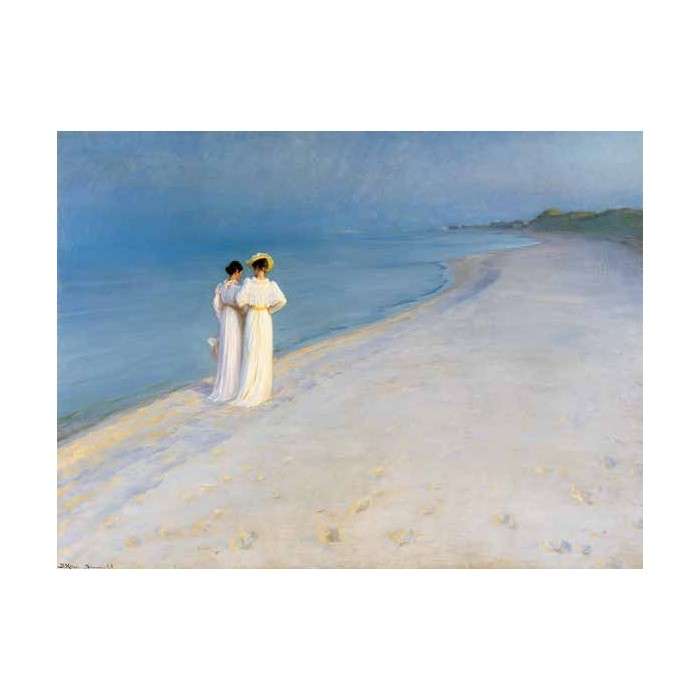 SUMMER EVENING ON SKAGEN´S BEACH