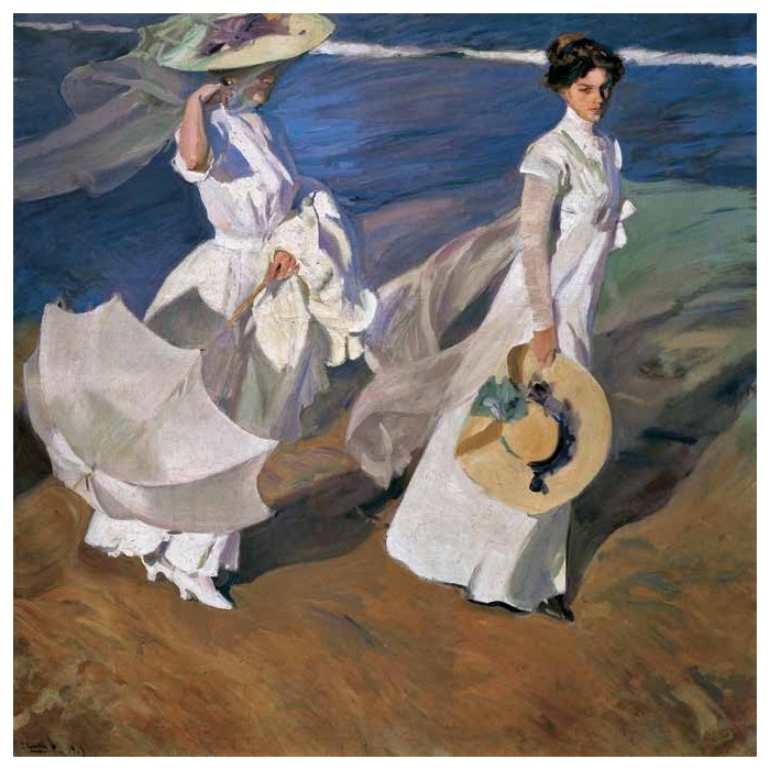 STROLLING ALONG THE SEASHORE