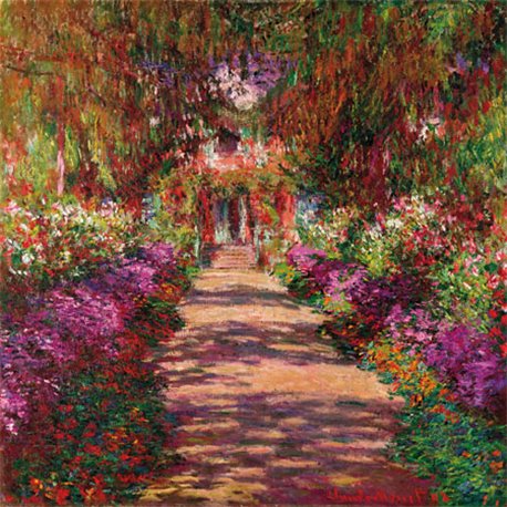 PATH IN MONET'S GARDEN, GIVERNY 