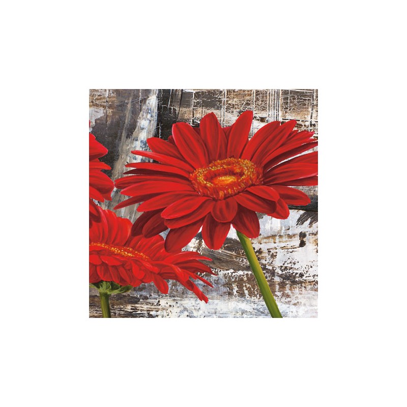 RED GERBERAS II