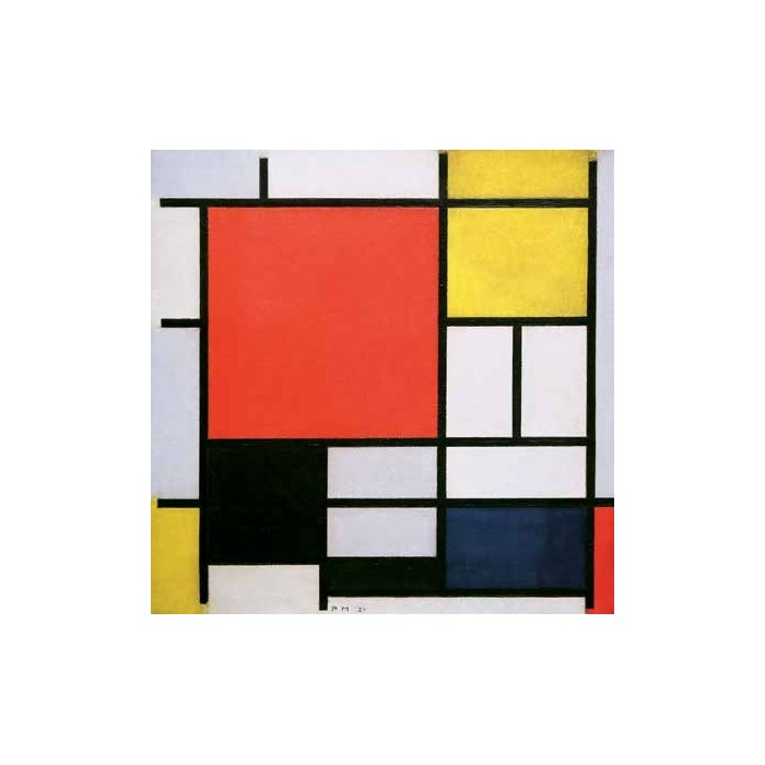 COMPOSITION WITH LINES AND COLORS