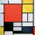 COMPOSITION WITH LINES AND COLORS
