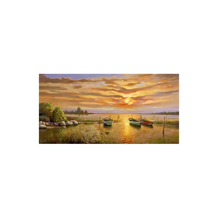 LAGUNA AL TRAMONTO
