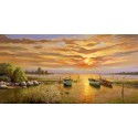 LAGUNA AL TRAMONTO