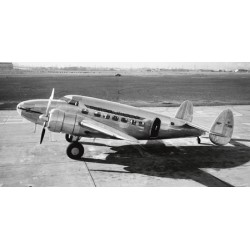 PASSENGER TRANSPORT PLANE AT FIELD, 1938 (DETAIL)