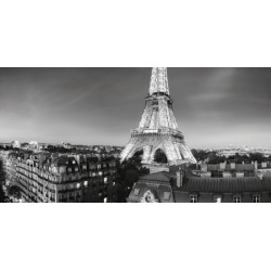 THE EIFFEL TOWER AND SURROUNDING BUILDINGS (DETAIL)