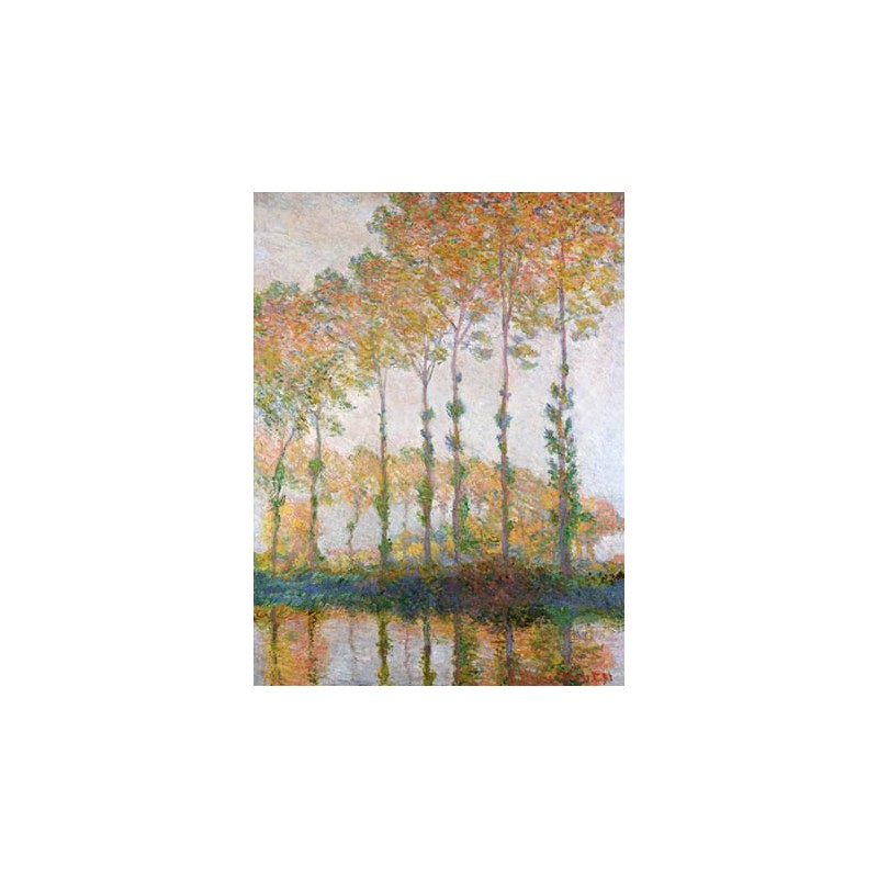 POPLARS ON THE BANKS OF THE L'EPTE, AUTUMN