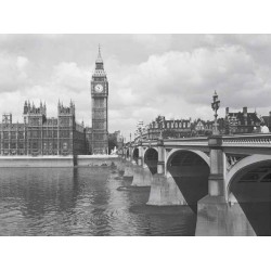 WESTMINSTER BRIDGE SHOWING BIG BEN, 1959