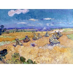 WHEAT FIELDS WITH REAPER, AUVERS