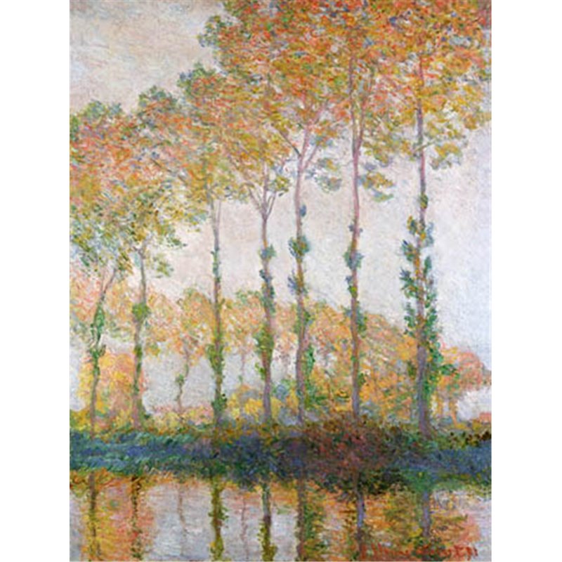 POPLARS ON THE BANKS OF THE L'EPTE, AUTUMN