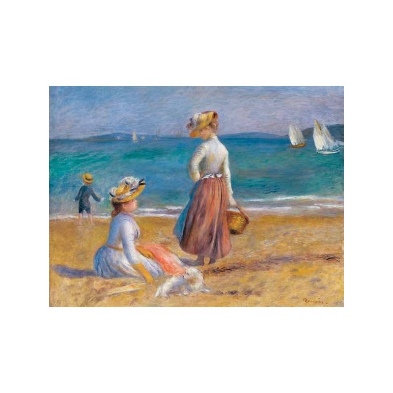 FIGURES ON THE BEACH