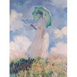 WOMAN WITH PARASOL (LEFT)