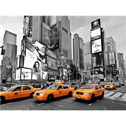 TAXIS IN TIMES SQUARE, NYC