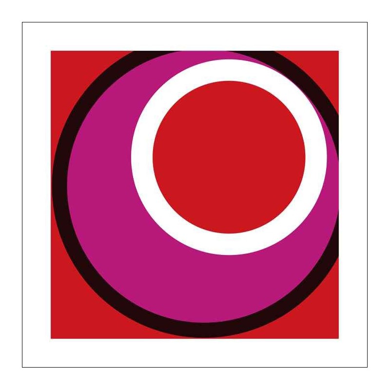 CIRCLES AND COLORS (RED), 2013