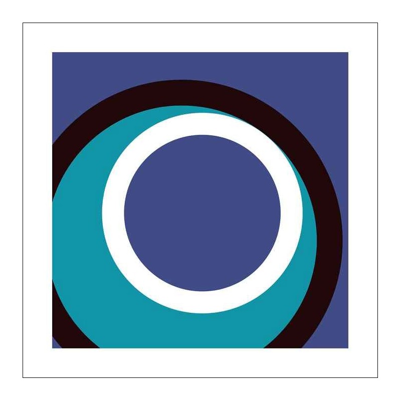 CIRCLES AND COLORS (BLUE), 2013