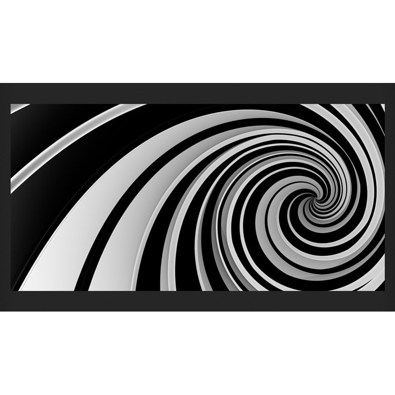 Fotomural Black and white swirl