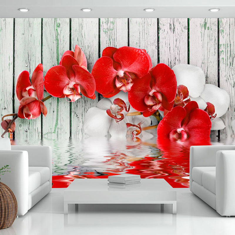 Fotomural Orquídea rubí