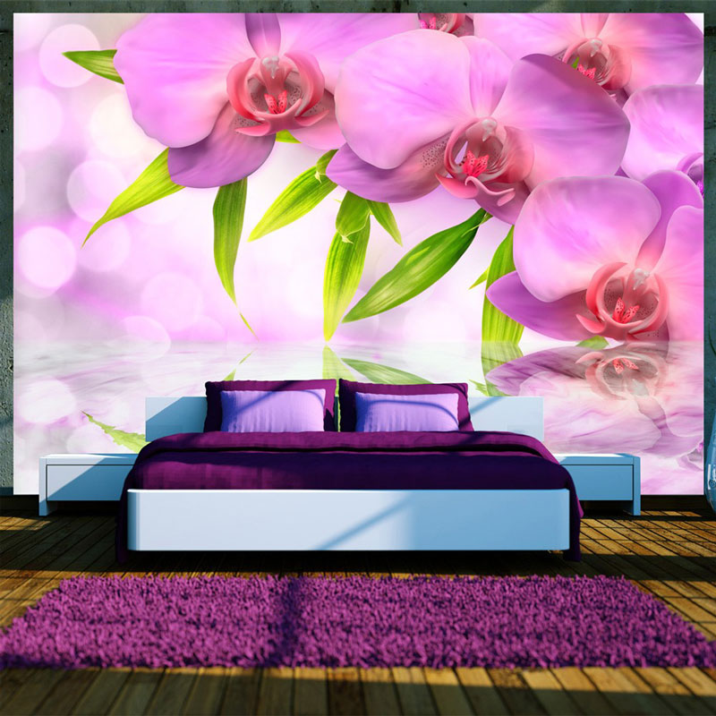 Fotomural Orquídeas color lila