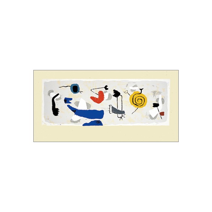 FRIEZE WITH YELLOW SPIRAL, 1952