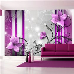 Fotomural Brotes violetas