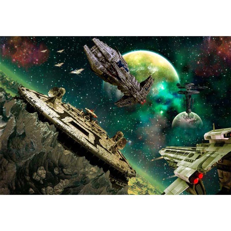 Fotomural Galactic Ships