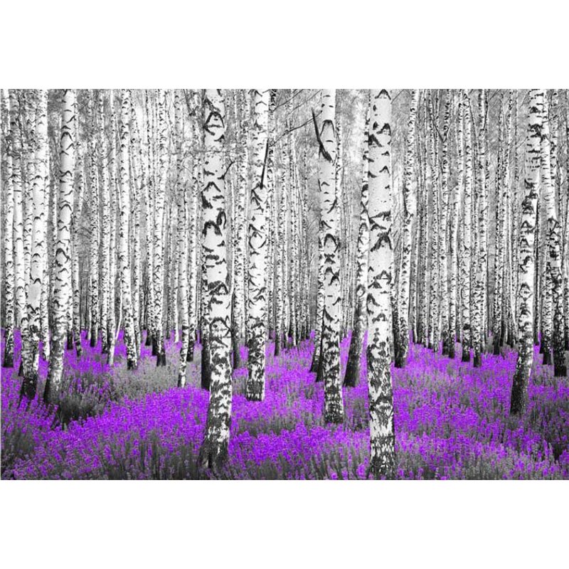 Fotomural Forest Purple